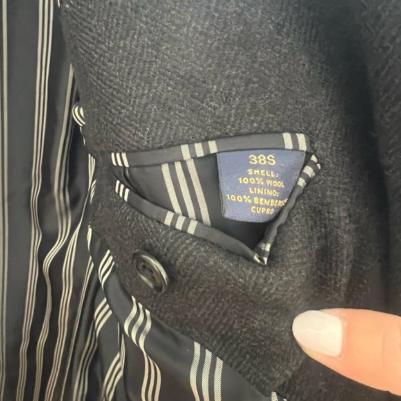 Brooks brothers men’s wool coat - Picture 5 of 10